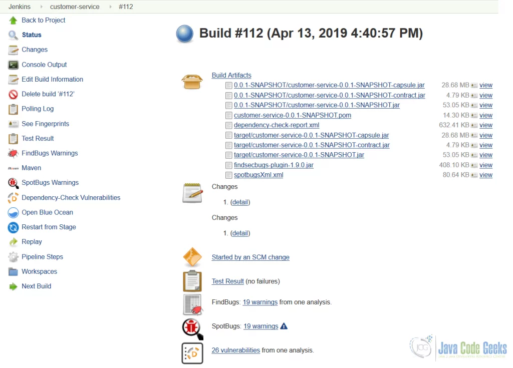 Continuous Integration and Continuous Delivery - SpotBugs and OWASP dependency-check