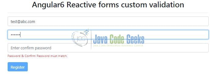 Angular 6 Reactive Forms Validation Example Java Code Geeks 2023